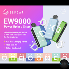 Load image into Gallery viewer, Elf Bar EW9000 – Disposable Vape Battery + Pod | 5% Nic Salt