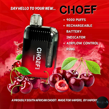 Load image into Gallery viewer, CHOEF BAR 9K PUFFS