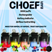 Load image into Gallery viewer, CHOEF BAR 9K PUFFS