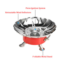 Load image into Gallery viewer, WINDPROOF PORTABLE GAS STOVE