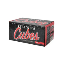 Layisha isithombe kusibukeli segalari, Titanium Cubes Natural Hookah Coals - Cubes - 72ct - ASHISHA