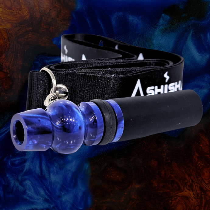 ASHISHA Resin mouth-tip with statement lanyard