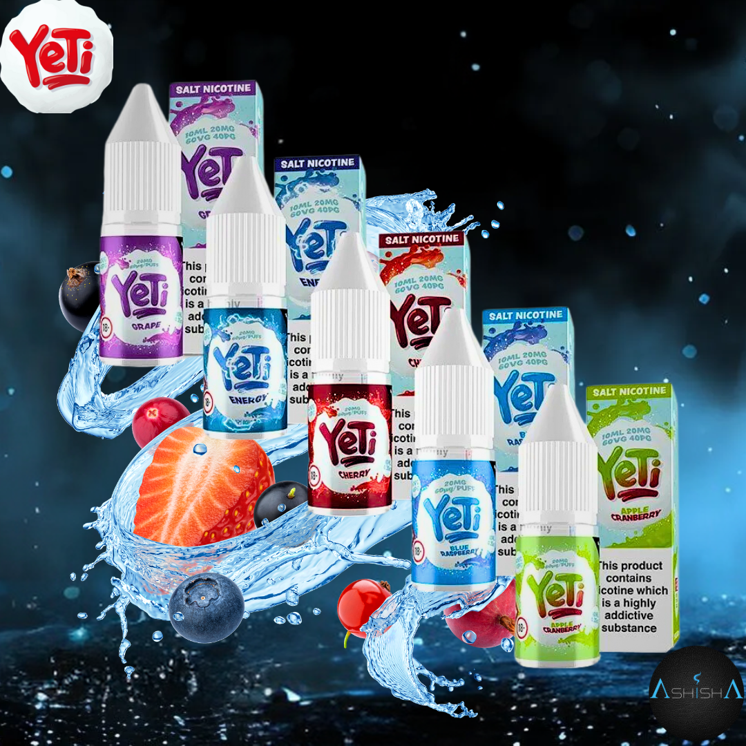 YETI NIC SALTS VAPE JUICE 50MG (10MLS) YETI NIC SALTS VAPE JUICE 50MG (10MLS)