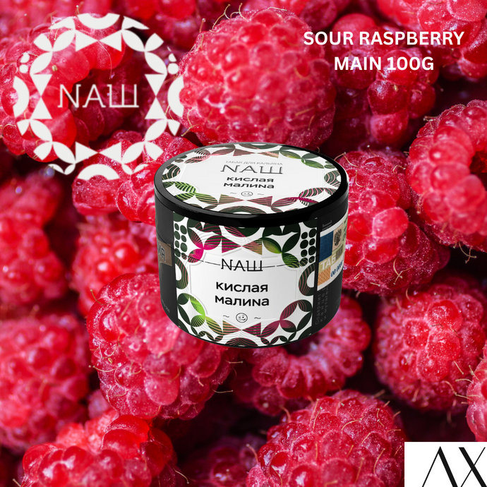NASH MAIN SOUR RASPBERRIES 100G