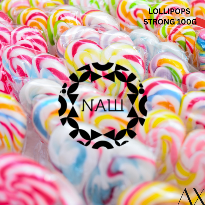 NASH STRONG LOLLIPOPS 100G