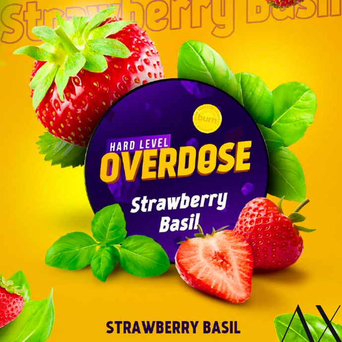 OVERDOSE STRAWBERRY BASIL- 25G