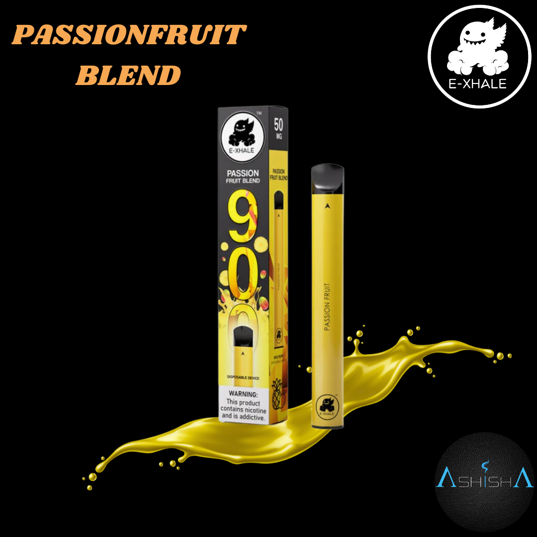 E-XHALE 900 PUFF DISPOSABLE 0%-5% Nic