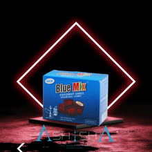 Load image into Gallery viewer, BLUE MIX COCONUT CHARCOAL (CUBES) 24 PIECES

