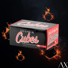 Layisha isithombe kusibukeli segalari, I-Titanium Cubes Amalahle e-Hookah Yemvelo - Ama-Cubes - 72ct
