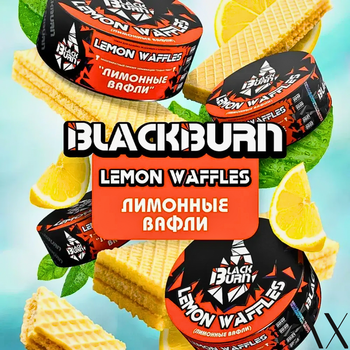 BURN BLACK LEMON WAFFLES 25G