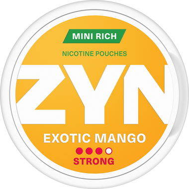 ZYN® Exotic Mango|Mini Rich 5.5mg (15 Pouches)