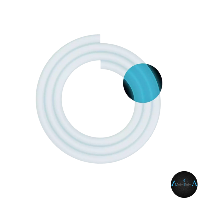 MOZE SILICONE HOSE SOFT-TOUCH GLOW IN THE DARK -BLUE