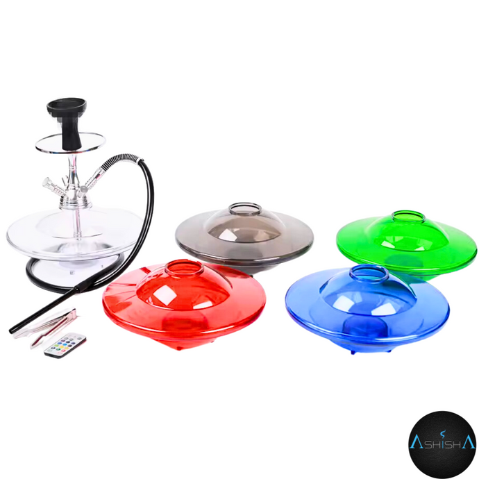 floating hookah 2 pipe {led]