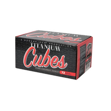 Load image into Gallery viewer, Titanium Cubes Natural Hookah Coals - Cubes - 72ct - ASHISHA

