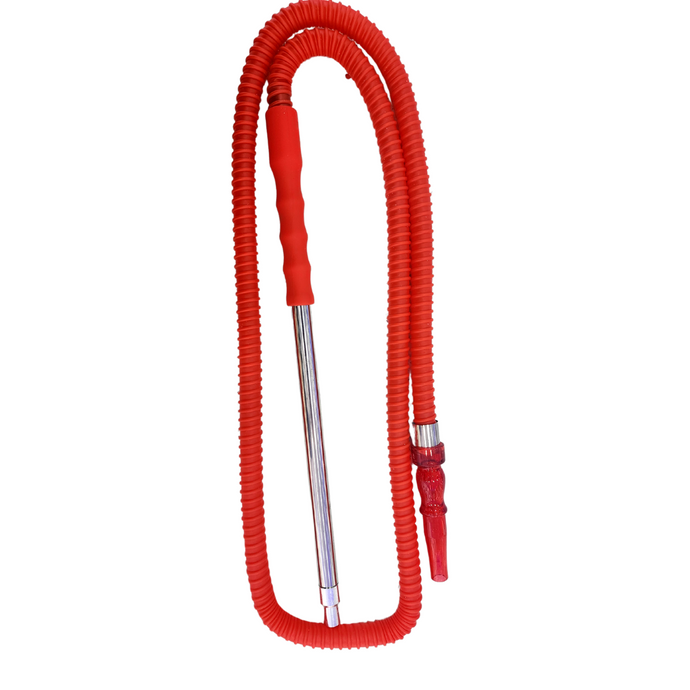 Spiral hose with Metal tip red