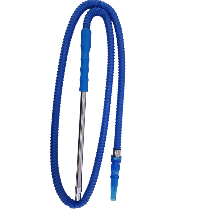 Spiral hose with Metal tip blue